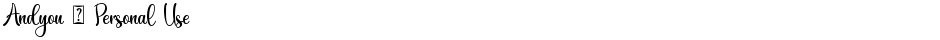 Andyou - Personal UseDemo