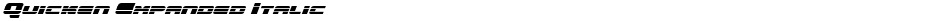 Quicken Expanded ItalicDemo