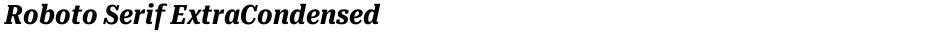 Roboto Serif ExtraCondensedDemo
