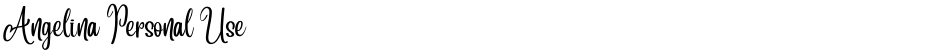 Angelina Personal UseDemo