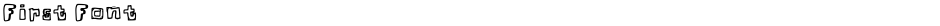 First FontDemo
