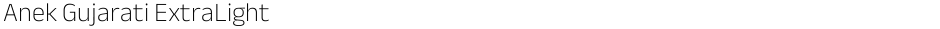 Anek Gujarati ExtraLightDemo