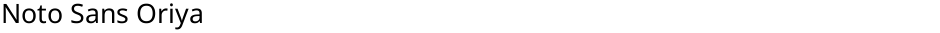 Noto Sans OriyaDemo