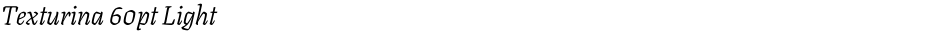 Texturina 60pt LightDemo