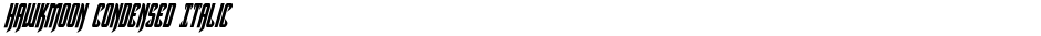 Hawkmoon Condensed ItalicDemo
