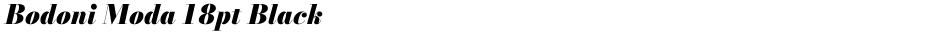 Bodoni Moda 18pt BlackDemo
