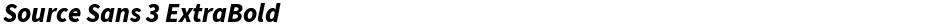 Source Sans 3 ExtraBoldDemo