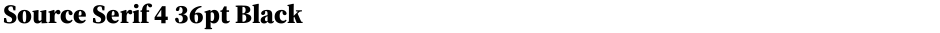 Source Serif 4 36pt BlackDemo