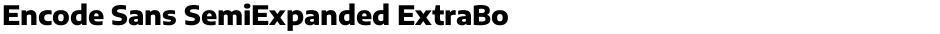 Encode Sans SemiExpanded ExtraBoldDemo