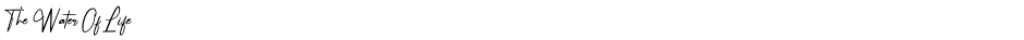 The Water Of LifeDemo