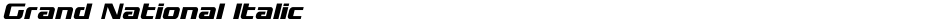 Grand National ItalicDemo