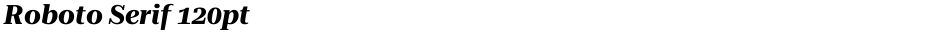 Roboto Serif 120ptDemo