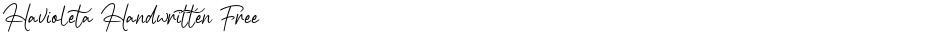 Havioleta Handwritten FreeDemo