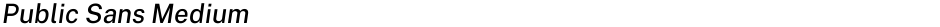 Public Sans MediumDemo
