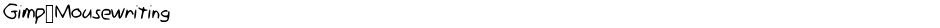 Gimp_MousewritingDemo