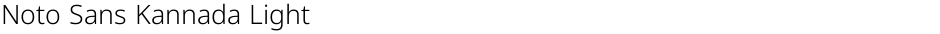 Noto Sans Kannada LightDemo