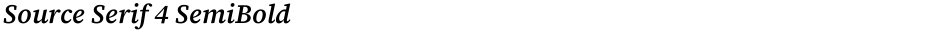 Source Serif 4 SemiBoldDemo