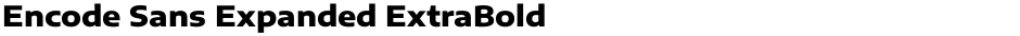 Encode Sans Expanded ExtraBoldDemo