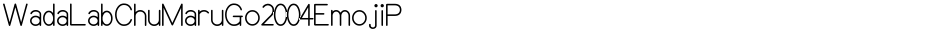 WadaLabChuMaruGo2004EmojiPDemo