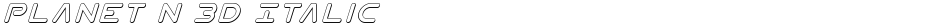 Planet N 3D ItalicDemo