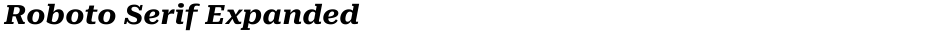 Roboto Serif ExpandedDemo