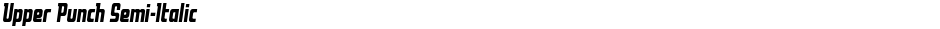 Upper Punch Semi-ItalicDemo