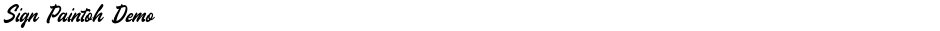 Sign Paintoh DemoDemo