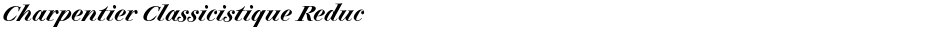 Charpentier Classicistique ReducedDemo