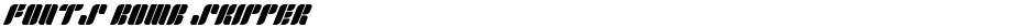 Fonts Bomb SkipperDemo