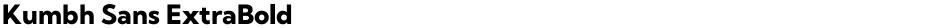Kumbh Sans ExtraBoldDemo
