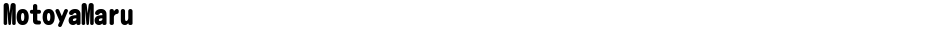MotoyaMaruDemo