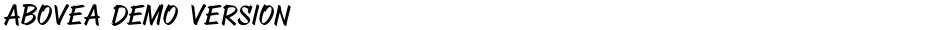 ABOVEA DEMO VERSIONDemo
