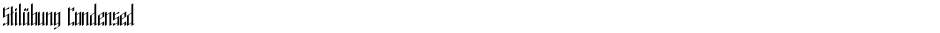 Stilübung CondensedDemo