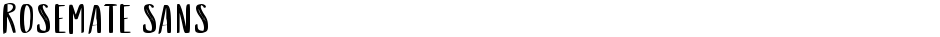 Rosemate SansDemo