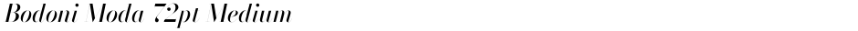 Bodoni Moda 72pt MediumDemo