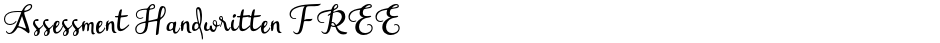 Assessment Handwritten FREEDemo
