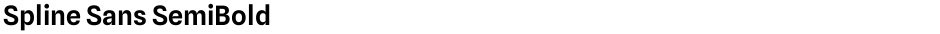 Spline Sans SemiBoldDemo