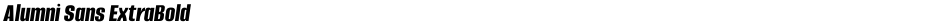 Alumni Sans ExtraBoldDemo