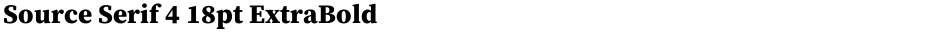 Source Serif 4 18pt ExtraBoldDemo