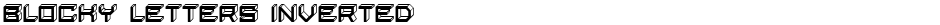 Blocky Letters InvertedDemo