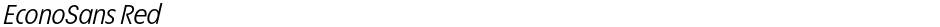 EconoSans RedDemo