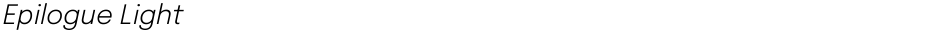 Epilogue LightDemo