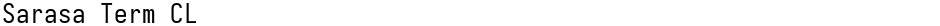Sarasa Term CLDemo