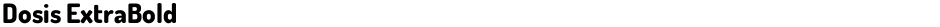 Dosis ExtraBoldDemo