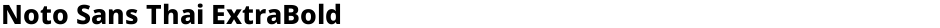 Noto Sans Thai ExtraBoldDemo