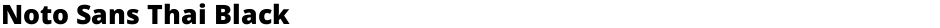 Noto Sans Thai BlackDemo