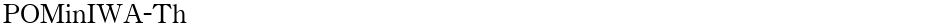 POMinIWA-ThDemo