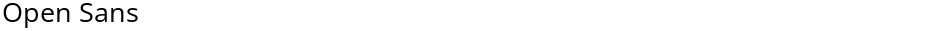 Open SansDemo