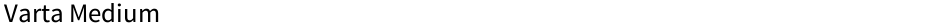 Varta MediumDemo