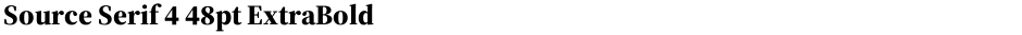 Source Serif 4 48pt ExtraBoldDemo